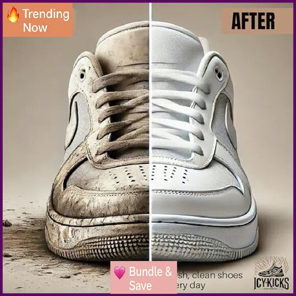 6-in-1 Sneaker Cleaning Kit with Foam Cleaner, Water Repellent, Odor Eliminator - Picture 7 of 8